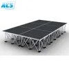 high quality folding aluminum portable stage platform/assembly panel stage