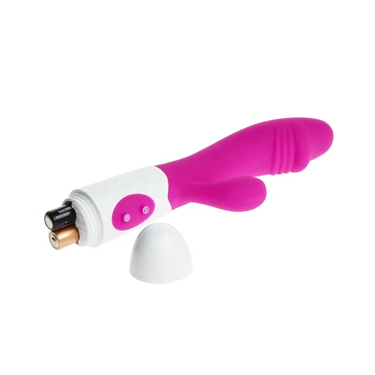 Erwachsene Beliebte Wasserdichte Weibliche Cock Kopf Batterie Sex Spielzeug G-Spot Kaninchen Silikon Vibrator