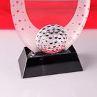 Crystal Golf Crystal Trophy Design New Design Crystal Unique Golf Trophy For Golf Sports Event Gifts Trophy