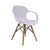 modern plastic wooden dining chair scandinavian dinning room chair
