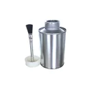 250ml Metal Tin Can With Brush Tinplate Tin Can With Brush