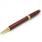 new Promotional Custom Logo Handmade twist rose wood Carved Wooden Pens