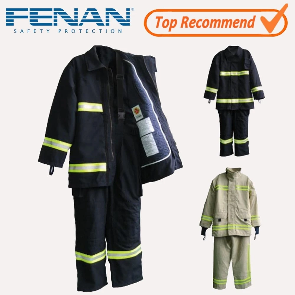 High Performance En469 Fire Fighting Fireproof Suit,Nomex Fireman Suit