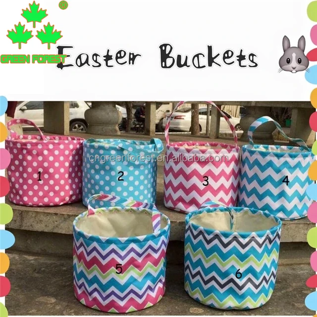 chevron easter egg packaging canvas basket bag 2018 collection