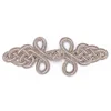 Fashion womens dress & coat antique violet Metallic Strawberry shape chinese knot frog closures button