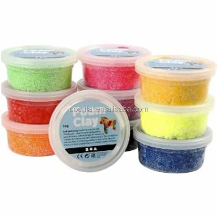 foam modelling clay 3d diy craft snow pearl for kids