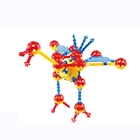 Wholesale high quality custom logo kids DIY toys educational building blocks, 2019 plastic toys
