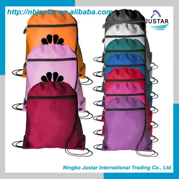 promotional item customized cheap christmas drawstring gift bags