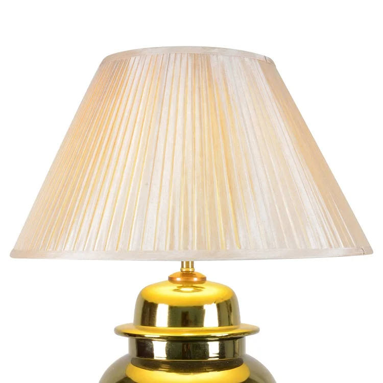 Wholesale Classic China Porcelain Gold Ceramic Decor Lamp