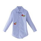 DRXX1901DX03019 Cheap retail kids blouse wholesale girl shirts kids shirt cute clothes children