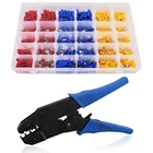 HS-30J 480PCS terminal crimping pliers multifunctional crimp kit 0.5-6mm crimping tool set
