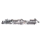 Less investmentl French fries production line potato chips Fried processing line
