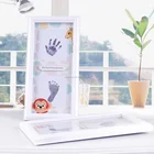 hot sale baby print ink pad footprint and handprint kit photo frame
