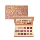 Factory wholesale OEM/ODM cosmetics private label makeup palette glitter eye shadow