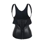 CYG-steel boned waist cincher underbust waist trainer corset with straps