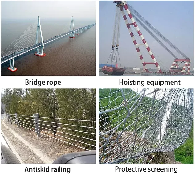 heavy load capacity lifting wire rope sling/steel wire rope