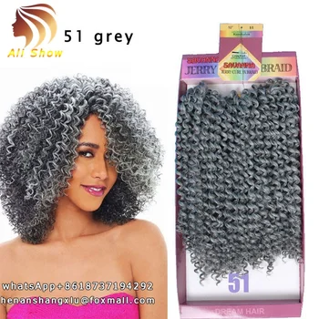 Natural Curly Gray Hair Styles 3bundle Pack Wholesale Freetress