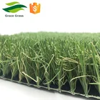 Soft natural looking 40mm 18900 density artificial turf lawn for garden