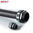 PA UL 94 V2 Nylon Flexible Conduit Fitting with All PG Metric NPT Thread Type