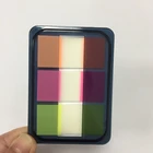 Colorful sticky index customized PET Index tab dividers PET sticky notes office memo
