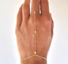Customized 9k gold slave bracelet for fashion girl