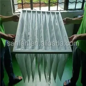 Quality F5-F9 manufacturer air filter fabric bag air filter for ventilation sy
