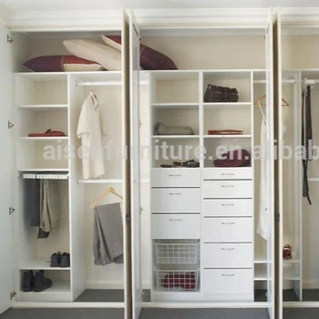 Custom China Made Good Wooden Wardrobe Design With Shoe Cabinets