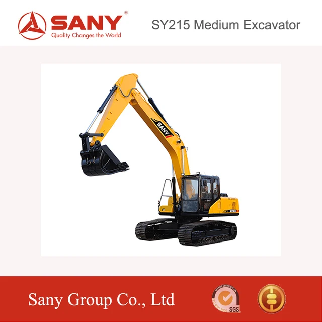 SANY SY215 21.5 ton Medium Excavator China Excavator Price