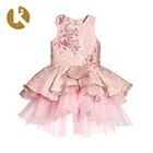 Printed Soft Baby Kids Girl New Design Kids Party Dress