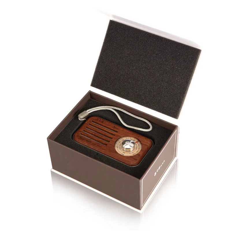 OEM wooden mini vintage wireless fm radio receiver remote control - ANKUX.COM