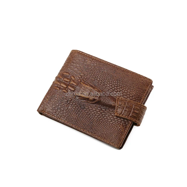 crocodile men wallet