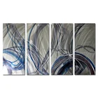 Hot Sale Abstract Etching Metal Wall Art for Office Decoration