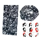 Multifunctional outdoor tubular funny headwear bandanas