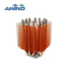 2019 factory price soldered copper fin heatsink case for cpu