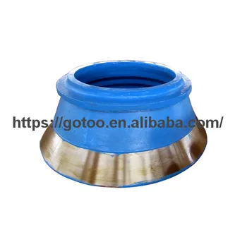 Mn18%, Mn22% HP200 cone crusher wearing spare parts bowl liner and mantle concave
