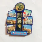 Wood Custom Logo Engraved Refrigerator Souvenir Laser 3d Wooden Fridge Magnet