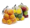 2019 new Hotselling Factory Lightweight 100% Biodegradable Fruit Vegetable reusable mesh produce bags