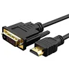 HDMI to DVI-D 24+1Pin Monitor Display Adapter Cable HDMI Male to DVI Male Gold Plated Cable for HD HDTV