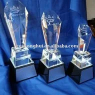 latest cheap crystal trophy, crystal business gift