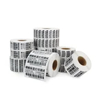 Custom Printing Width 60~100mm Thermal Transfer label Blank White Bar code Labels for Zebra Printers