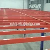 China suppliers heavy duty construction material Q235 pallet rack metal sheet wooden floor warehouse storage rack OEM mezzanine