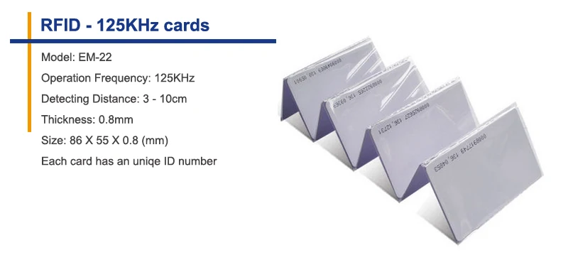 125KHz ID thin cards