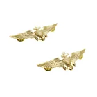 High Quality Luxury Aviation Gifts And Logo Badge Type Die Cast Custom Metal Pilot Wing Pin Badge