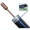 solar collector part of three target tube with copper heat pipe unit set