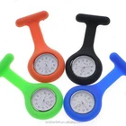 Approved CE fashion nurse used silicone pink nurse watch