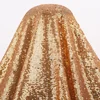 100% Polyester Reversible 3mm High Quality Flash Yellow Gold Sequin Fabric
