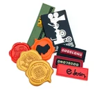 Custom Fashion Embossed 3D Logo Badge Rubber PVC Patch