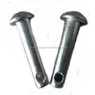 China hardware products outlet galvanized round head clevis pins with head and shaft pin