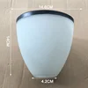 White frosted glass lampshade E27 European chandelier wall lamp lighting accessories