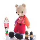 Amigurumi baby Stuffed Animal Toy Girls Boys Couple Bear for Children Christmas Gifts Crochet knitting doll